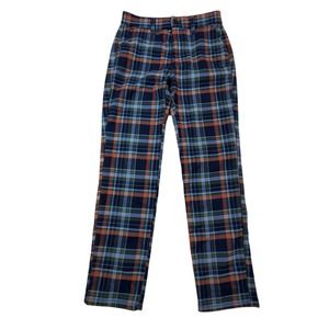 CC - American Eagle Super High Rise Skinny Trouser Pants Women 00 Blue Plaid NWT